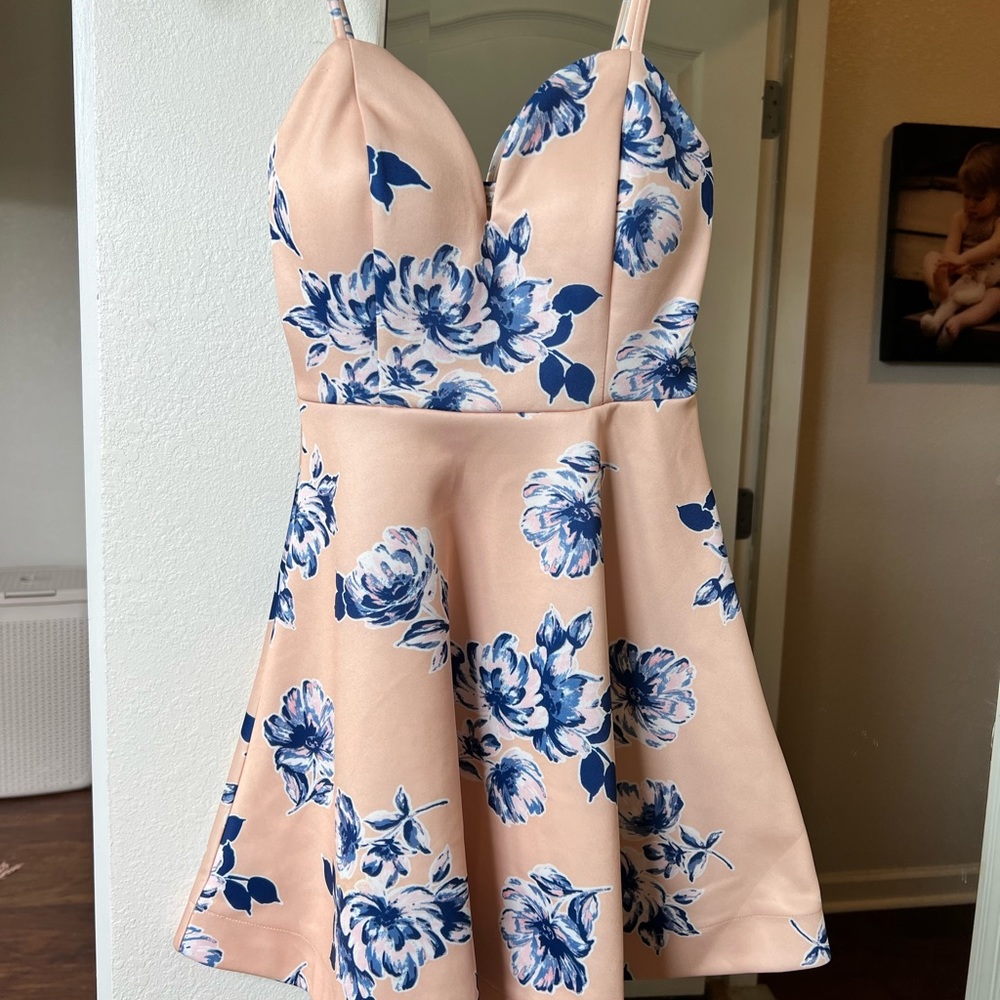Short floral dress